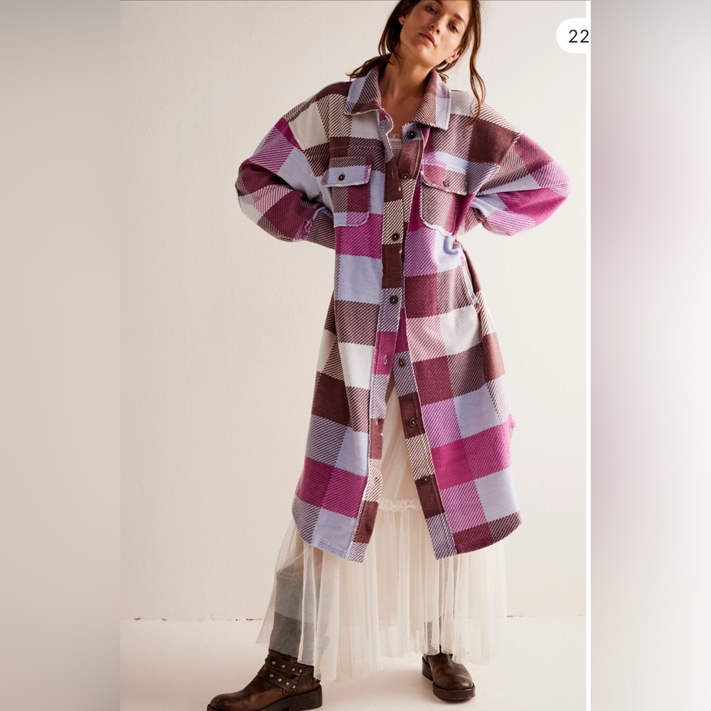 We the Free Plaid Ruby Jacket Sz M